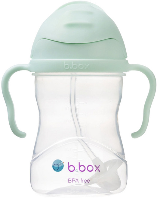 b.box 吸管水杯 240ml, 馬卡龍綠, 1個