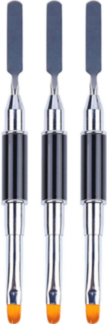 메이크그레이트 네일 스파츌라 브러쉬, 3개