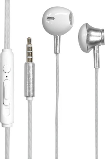 i-gota 愛購它 悅耳動聽 摩登線控耳麥 EPM-P2, White