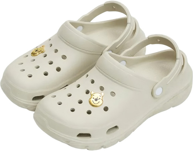 BORUI 柏睿鞋業 大人款 DN釦厚底洞洞鞋 造型戶外休閒鞋 維尼經典