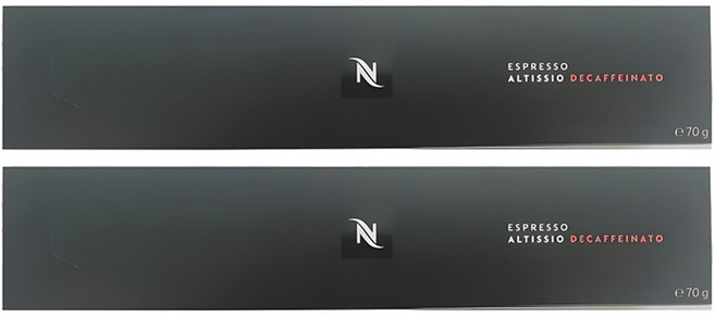 네스프레소 버츄오 알티시오 디카페나토 캡슐커피, 7g, 10개입, 2개