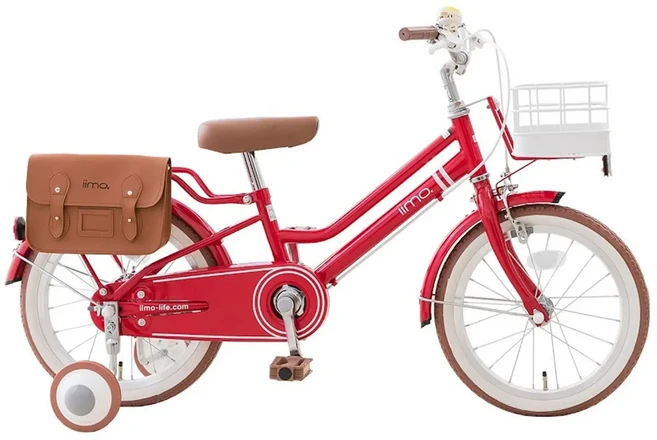 iimo 兒童腳踏車 16吋 適用身高100cm以上, 經典紅, 72cm, 1台