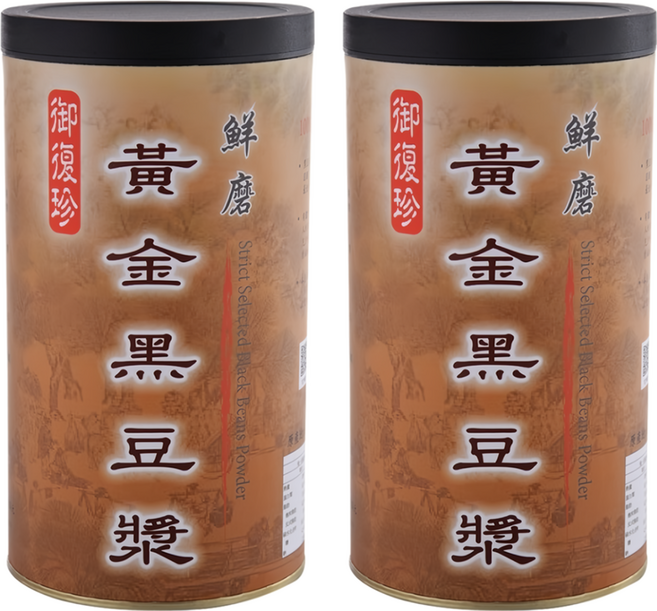 御復珍 鮮磨黃金黑豆漿, 450g, 2罐