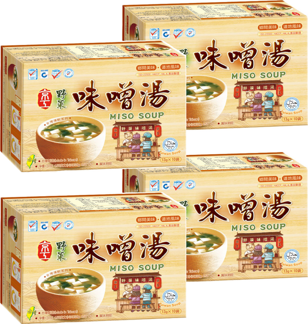 京工 野菜味噌湯 (純素食) 13g x 10包, 130g, 4盒