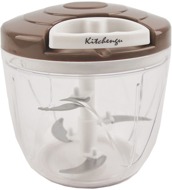 키친구 스핀 야채다지기 5중칼날 대형, 쵸코, 1개