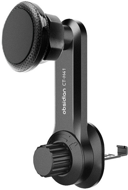 옵시디언 차량용 송풍구연장 핸드폰 태블릿 초강력 자석 거치대, 1개, 혼합색상