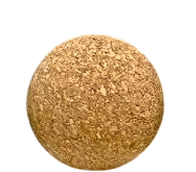 NICOFUN 愛定做 天然軟木瑜珈球 按摩球 FYS22BA7001 直徑7cm 57g, 天然軟木色, 1個