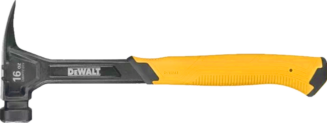 DEWALT 得偉 DWHT51379 一體成型金屬羊角鎚 XP™ 16 OZ 手柄材質: 鋼/TPR 手柄長度: 11.5”, 1支