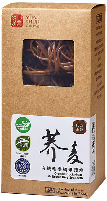 源順食品 有機蕎麥糙米糆條, 240g, 1盒