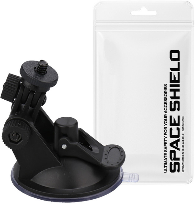 스페이스쉴드 액션포인트 차량용 액션캠 흡착식 석션 마운트, 숏타입, 1개