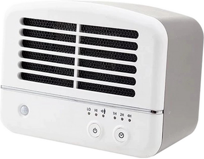 sOlac 人體感應陶瓷電暖器 三檔使用時間 活性碳脫臭網 三重安全防護, SNP-K01W, 白色