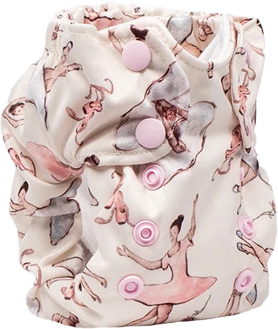 Smart Bottoms Diaper 2.0 布尿布 有機棉材質 新生兒適用, Little Dancers, 1件