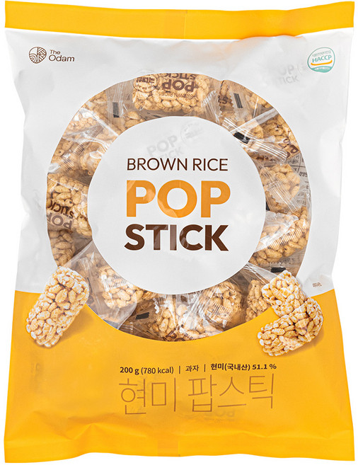 더오담 현미 팝스틱, 1개, 200g