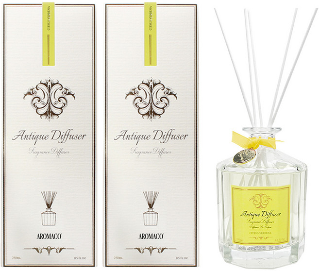 아로마코 앤티크 디퓨저, 시트러스버베나, 250ml, 2개