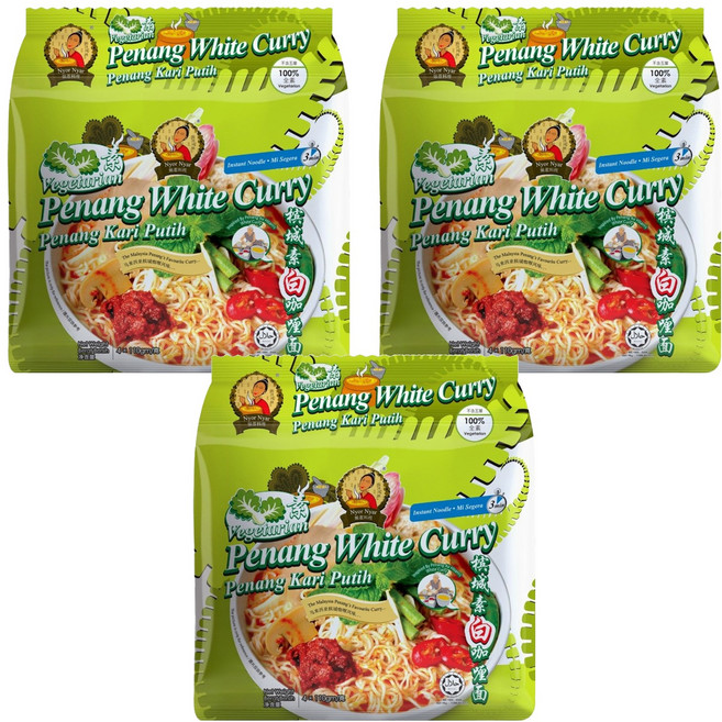 Nyor Nyar 娘惹料理 唯杰 檳城素白咖哩快熟麵 110g, 12包