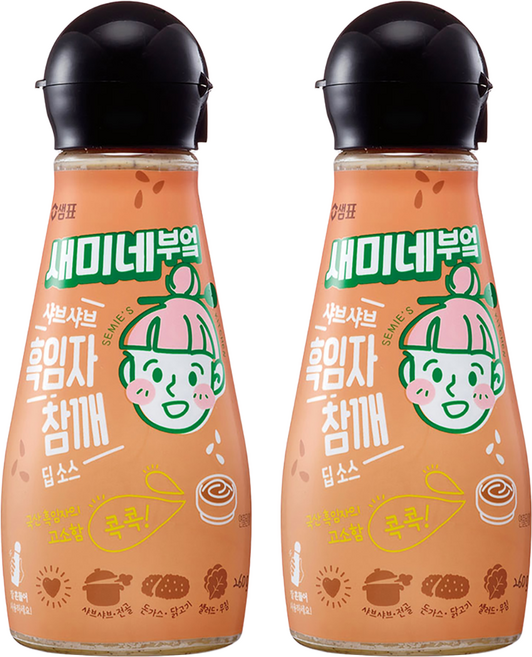 새미네부엌 샤브샤브 흑임자 참깨 딥소스, 260g, 2개
