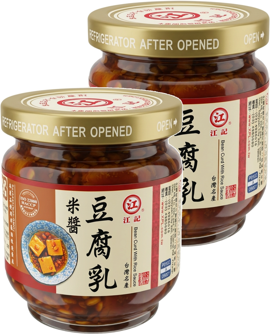 江記 米醬豆腐乳, 200g, 2罐