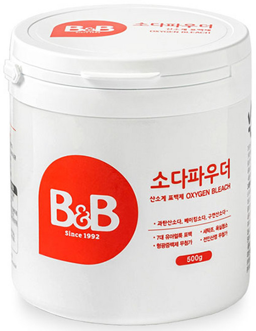 비앤비 유아용 소다 파우더 표백제, 500g, 1개