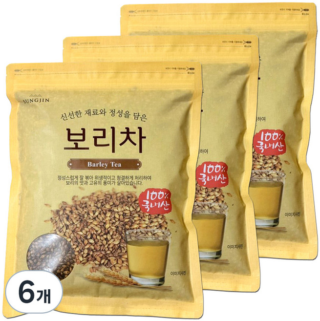 성진 보리차, 500g, 1개입, 6개