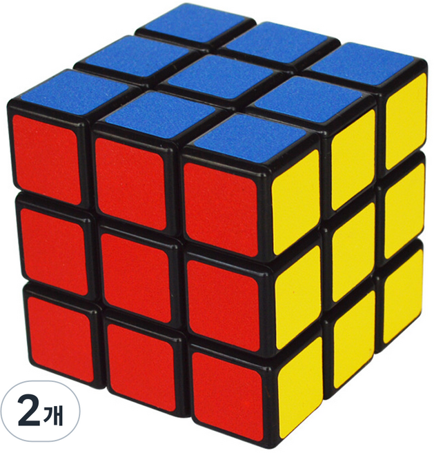 하이제이비 3x3 베이직 큐브, 블랙, 2개