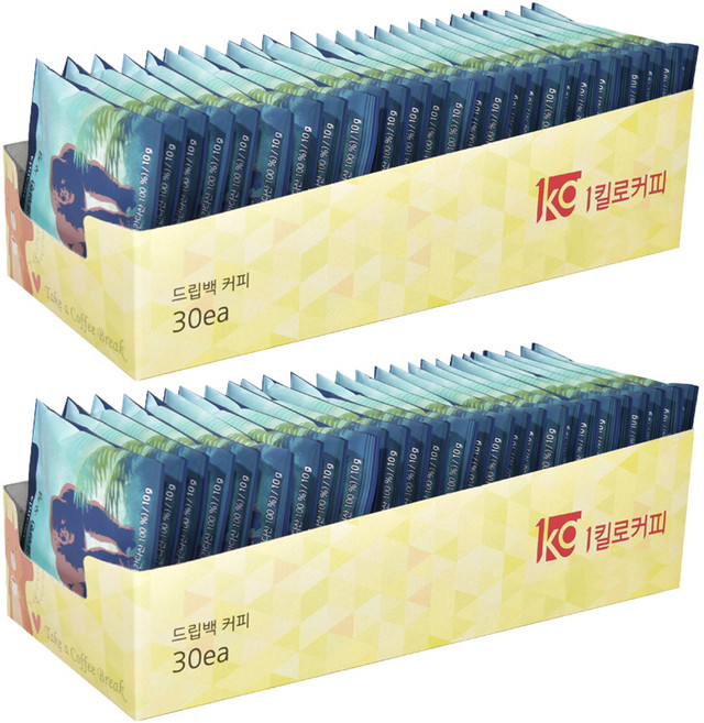 1킬로커피 영원한 우정 드립백커피, 10g, 30개입, 2개