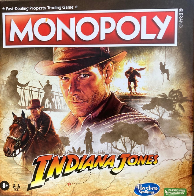Hasbro 孩之寶 地產大亨 印第安納瓊斯遊戲組 英文版, 1盒