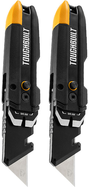 TOUGHBUILT 多功能折疊撬棒型美工刀 TB-H4-12-IST, 2個