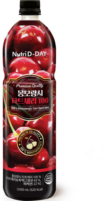 뉴트리디데이 몽모랑시 타트체리 농축액 100, 1L, 1개