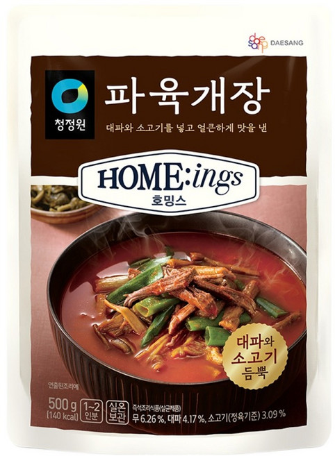 호밍스 파육개장, 500g, 1개