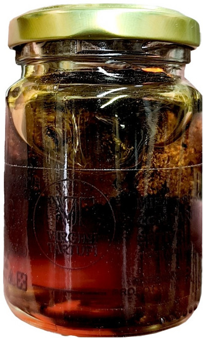 VIRGINI TARTUFI 夏季黑松露片5%金合歡蜂蜜, 100g, 1罐