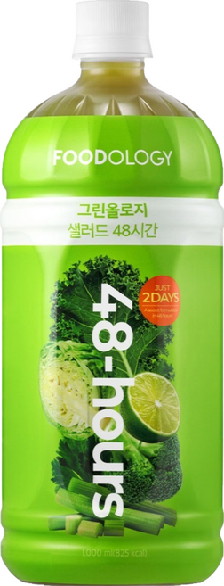 푸드올로지 그린올로지 샐러드 48시간 주스, 1L, 1개