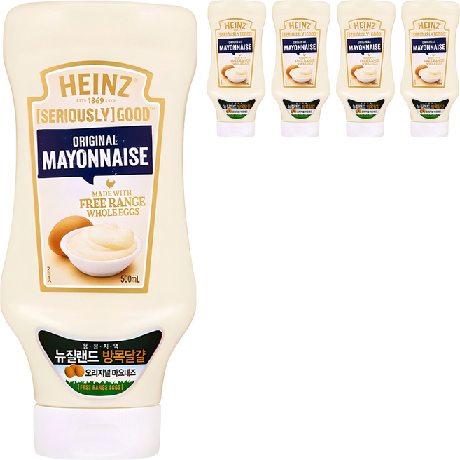하인즈 굿 마요네즈, 500ml, 5개