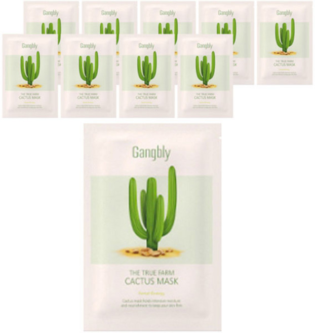 강블리 더 트루 팜 선인장 마스크 30ml, 10개, 1개입