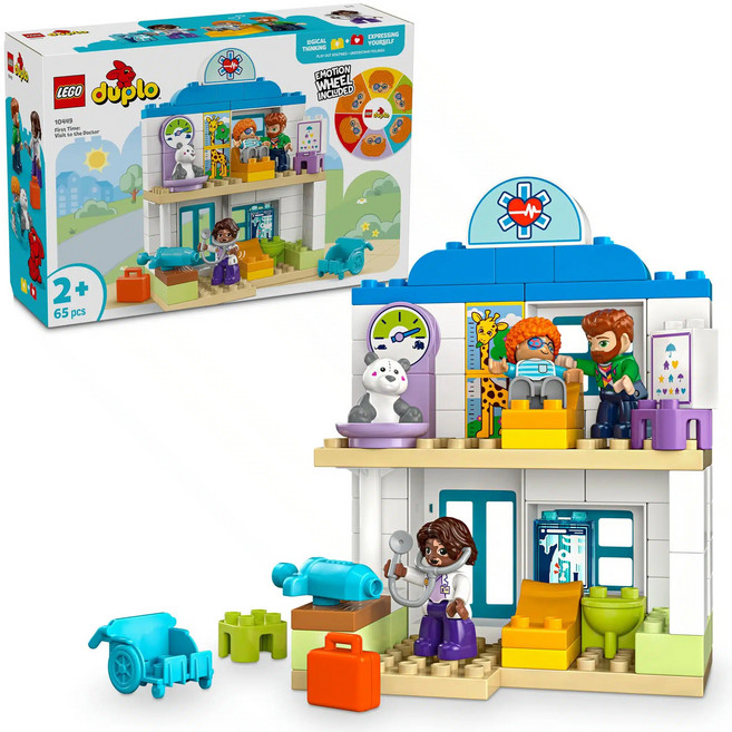 LEGO 樂高 Duplo 得寶系列 初次體驗:看醫生 10449 積木玩具組, 1盒
