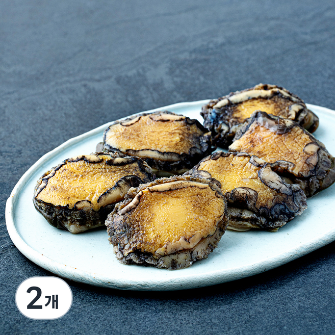 완도맘 손질 자숙 전복 6마리 (냉장), 2개, 180g