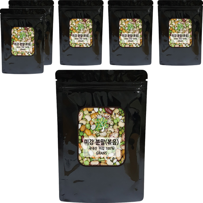 學童 韓國產焙炒米糠粉, 200g, 6個