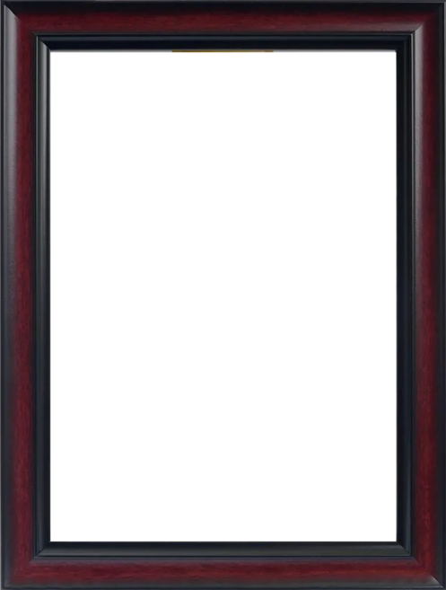 TRENY 古典A4獎狀證書相框, 紅木色, 1個