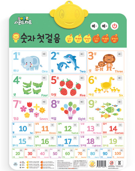 요미몬 사운드차트, 숫자 첫걸음, 유비윈