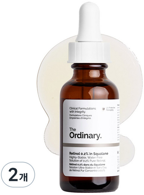 디오디너리 레티놀 0.2% 인 스쿠알란 세럼, 30ml, 2개