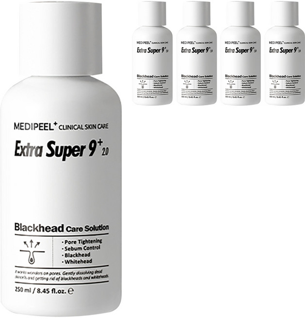 메디필 엑스트라 슈퍼 9 플러스 2.0 필링 토너, 250ml, 5개