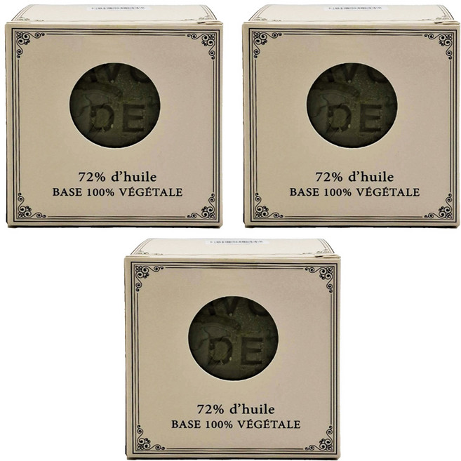 LE SERAIL 席哈爾 正統手作馬賽皂72%橄欖油, 600g, 3個