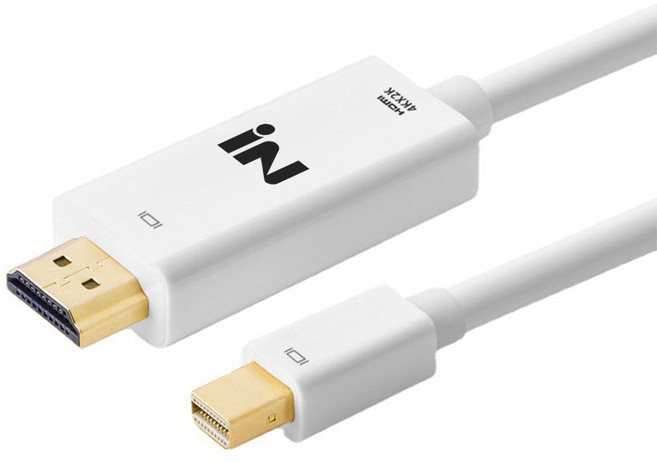 IN Mini DP 1.2V to HDMI 케이블 IN-MDPH02, 1개, 2m