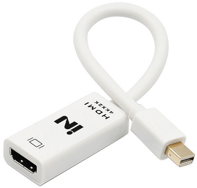 인네트워크 Mini Displayport 1.2 to HDMI 컨버터 케이블 IN-60MDPH19, 1개