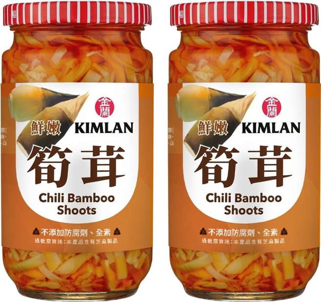 KIMLAN 金蘭 鮮嫩筍茸, 350g, 2罐