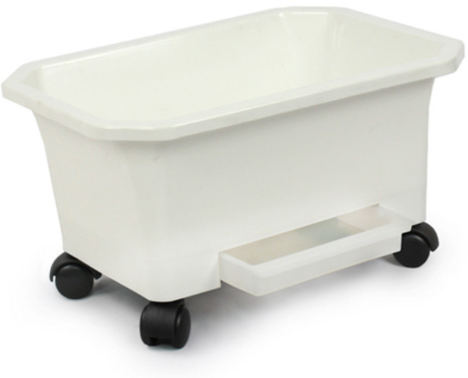 플라팜 베란다 텃밭 화분 클래식, 화이트, 1개