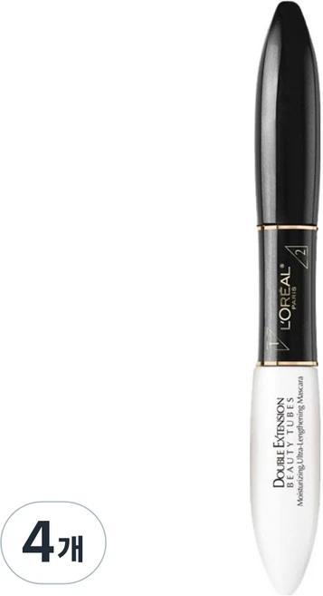 로레알파리 더블익스텐션 뷰티 튜브 마스카라 14ml, 혼합색상, 4개 - 쿠팡