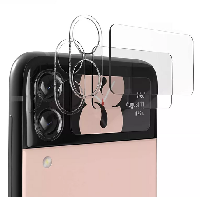 요거 카메라 렌즈 풀커버 강화유리 휴대폰 액정보호필름, 2개