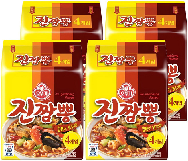 오뚜기 진짬뽕 130g, 16개