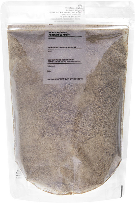 방앗간청년 서리태흑임자 선식, 500g, 1개