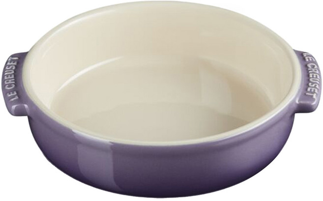 LE CREUSET 西班牙瓷器小菜盤 14cm 星河紫 1個 500g 450ml